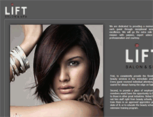 Tablet Screenshot of liftsalon.com